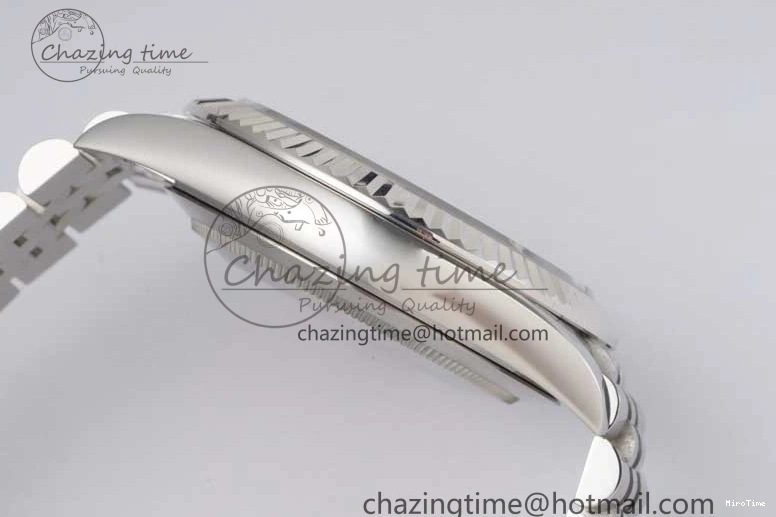 MiroTime 0314 Trendsetting DateJust 41 126334 ZF 1:1 Best Edition 904L Steel Gray Dial Stick Marker on Jubilee Bracelet A 2372